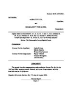 Canada vs AgraCity Ltd. and Saskatchewan Ltd. August 2020, Tax Court, 2020 TCC 91