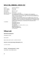 Netherlands vs "UKR Loan B.V.", January 2024, District Court, Case No AWB - 21 _ 3167, ECLI:NL:RBGEL:2024:32