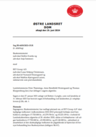 Denmark vs EET Group A/S, June 2024, Court of Appeal, Case No SKM2024.506.ØLR (BS-6035/2021-OLR)