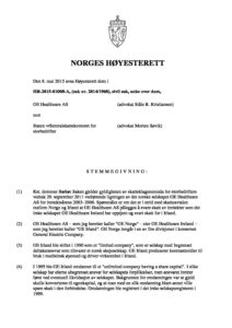 Norway vs. GE Healthcare AS, May 2015, Supreme Court , HRD-2015-01008-A