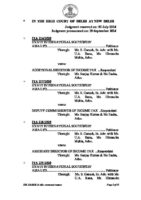 India vs Hyatt International Southwest Asia Ltd., September 2024, Full Bench of the High Court of Delhi, Case No ITA 216/2020 etc.