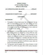 Kenya vs Avic International Beijing (EA) Limited, November 2024, Tax Appeals Tribunal, Case no. TAT E786 OF 2023