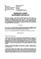 Slovakia vs Illichmann Castalloy s.r.o., August 2024, Administrative Court, Case No. BA-1S/111/2019