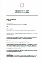 Denmark vs EET Group A/S, May 2025, Supreme Court, Case No BS-35371/2024-HJR