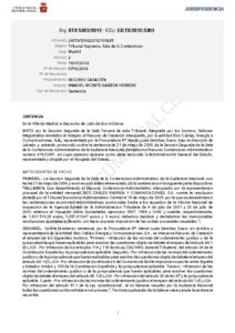 Spain vs. Bicc Cables EnergÃa Comunicaciones S.A., July 2012, Supreme Court, Case No. 3779/2009