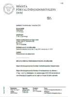 Sweden vs "A Share Loan AB", December 2022, Supreme Administrative Court, Case No 3660-22