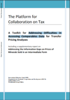 Accessing Comparables Data - A Toolkit on Comparability and Mineral pricing