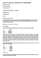 US vs United States Steel Corporation, May 1977, US Tax Court, T.C. Memo. 1977-140