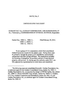 US vs. Amazon, March 2017, US Tax Court, Case No. 148 T.C. No 8