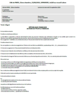 France vs Willink SAS, September 2020, CAA de PARIS, Case No 20PA00585