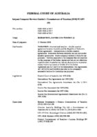 Australia vs Satyam Computer Services Limited, October 2018, Federal Court of Australia, Case No FCAFC 172