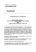 Luxembourg vs SA, October 2007, Administrative court, Case No 23053