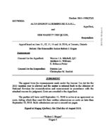 Canada vs ALTA Energy Luxemburg, September 2018, Case no 2014-4359(IT)G