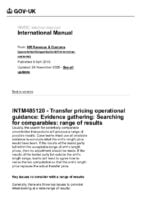 HMRC Guidance on the Narrowing of the Arm's Length Range and Adjustments to the Median