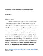 US Notice on application of the Simplified and Streamlined Approach