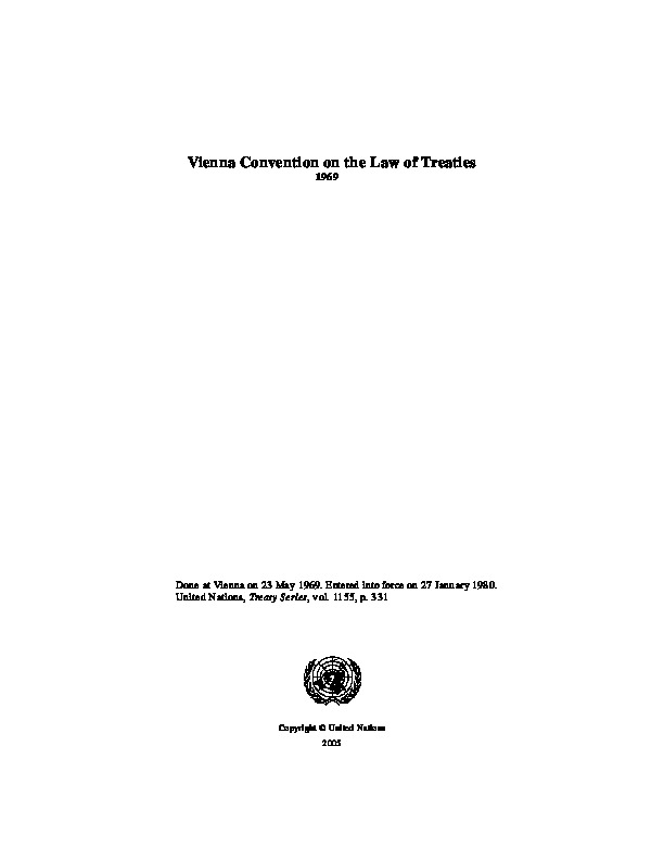 vienna convention on law of treaties pdf