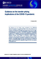 OECD Guidance on the transfer pricing implications of the COVID-19 pandemic