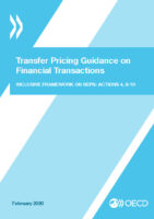 New TPG Chapter X on Financial Transactions (and additions to TPG Chapter I) released by OECD